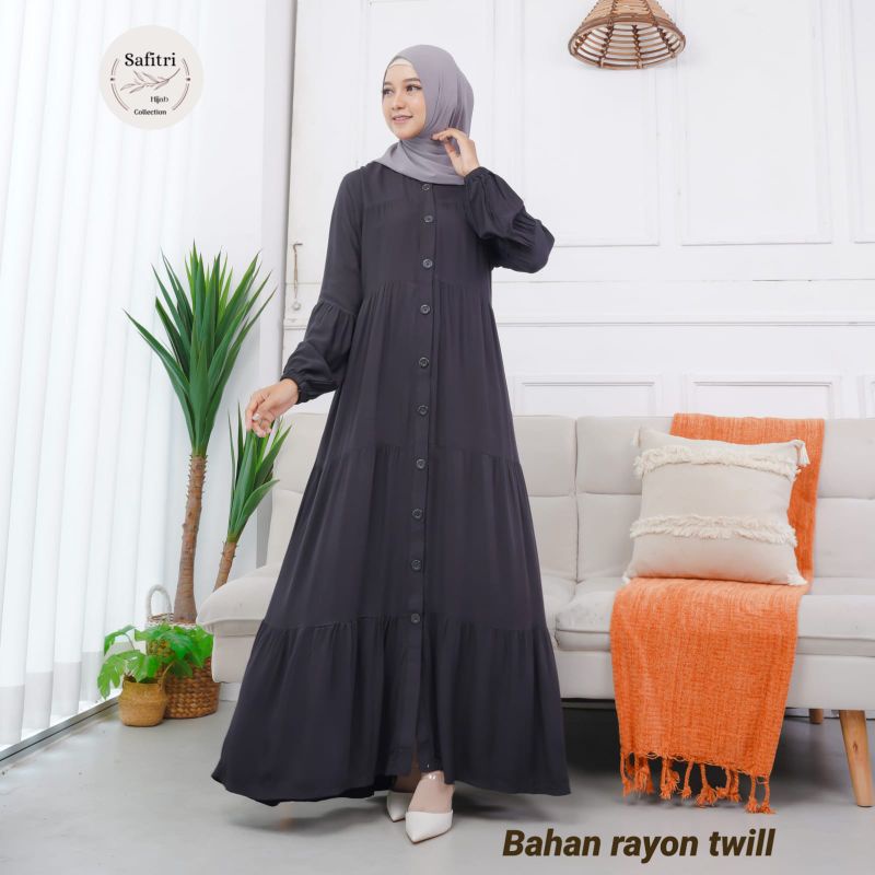 AMARA MAXY (RAMPEL) bahan Rayon Twil free bross by Safitri Fashion