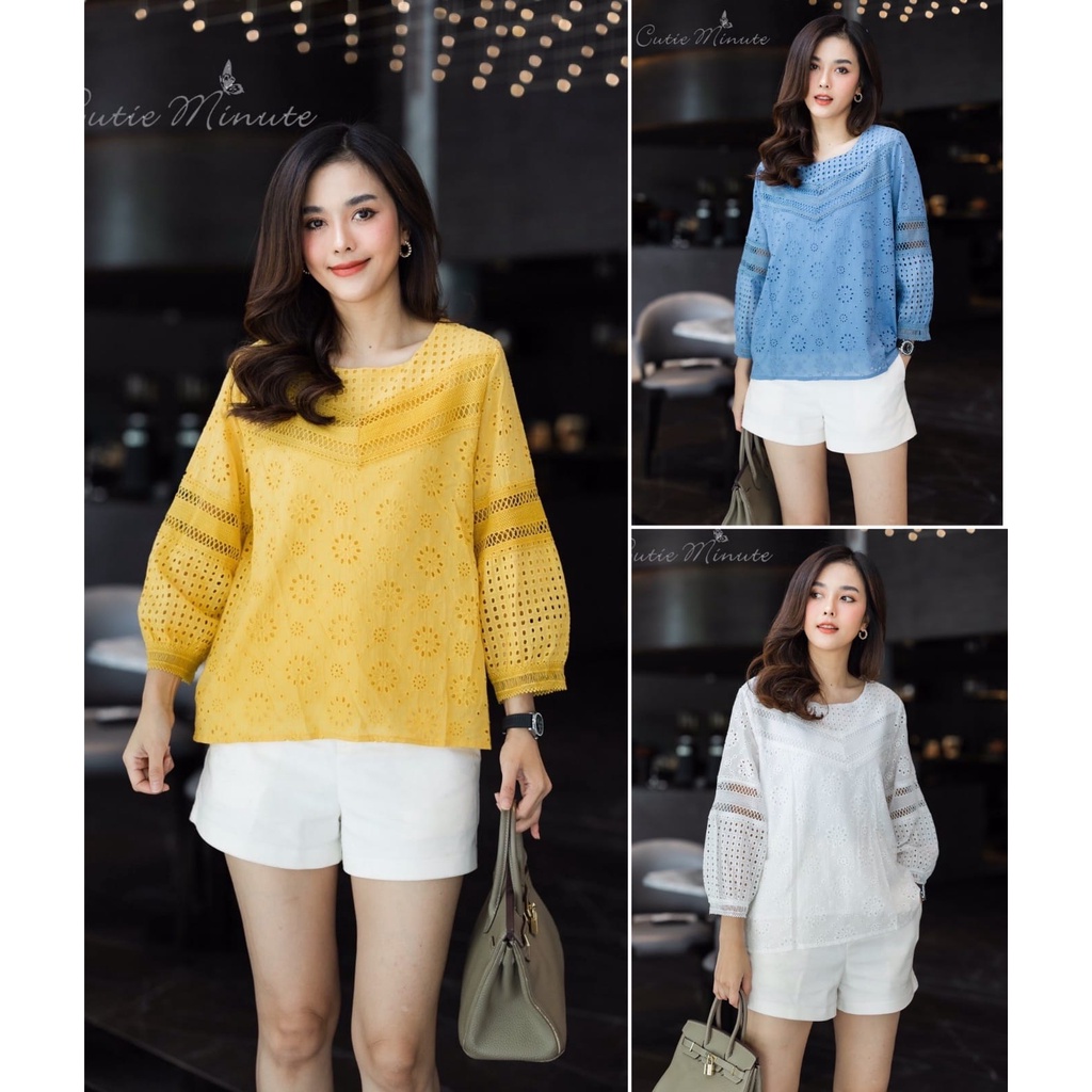 Blouse Cutie Minute - Blouse katun Jepang Premium 0032