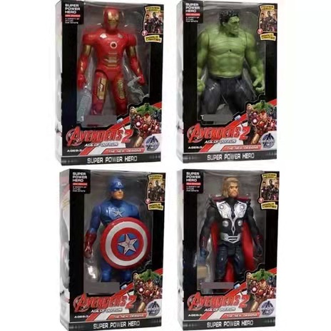 Mainan Anak Action Figure Avengers Jumbo IRONMANN/HULK/THOR/CAPT AMERICA Karakter Figure Avengers