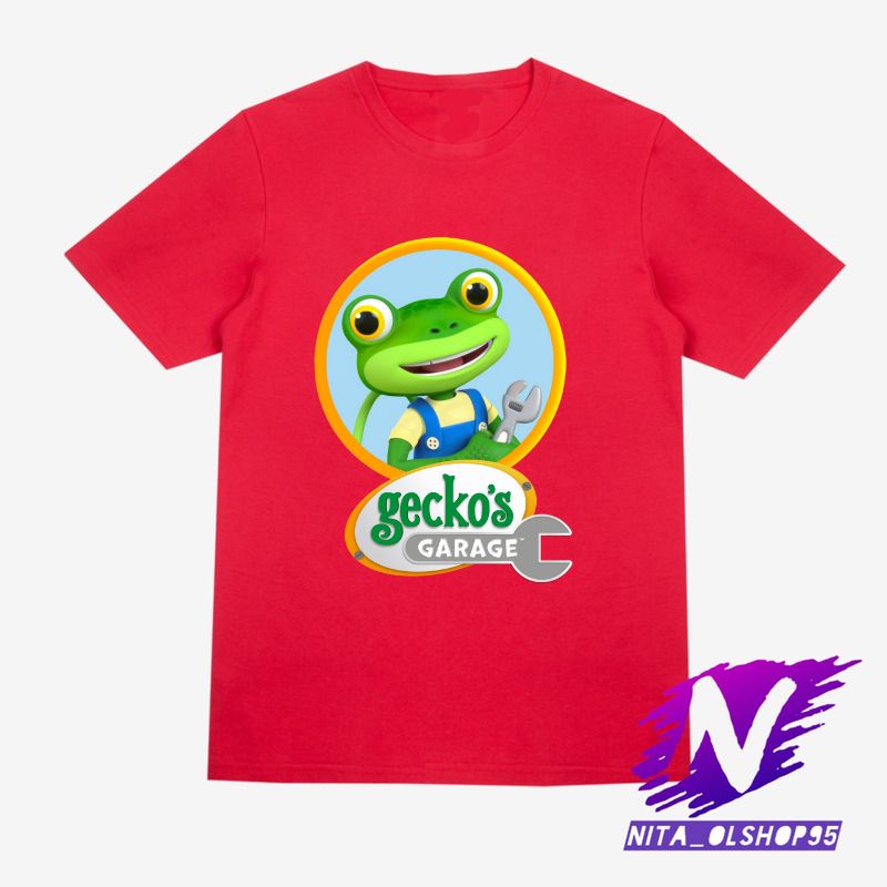 BAJU ANAK KAOS ANAK GECKO'S GARAGE GECKO GARAGE