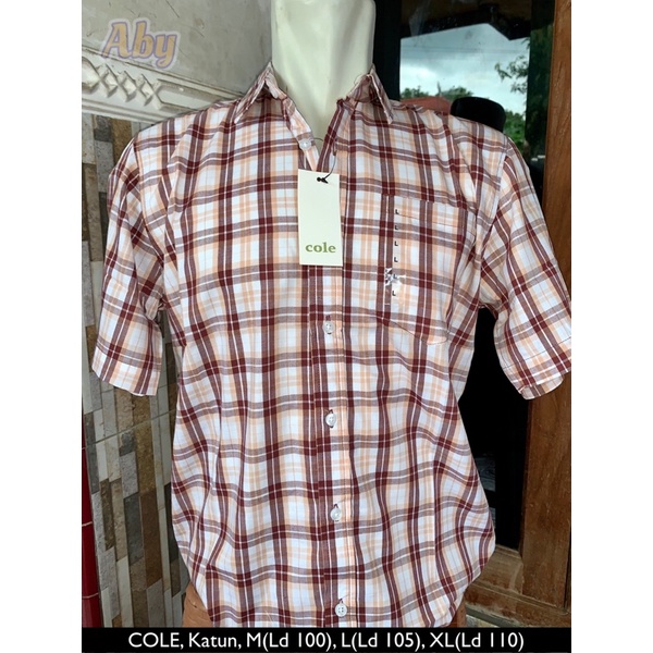 SALE SALE SALE KEMEJA COLE KOTAK KOTAK