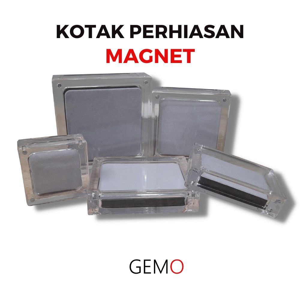 Kotak Magnet Display Perhiasan Murah untuk Batu Mulia Diamond Permata Cincin Liontin Kalung Gelang Cocok untuk Toko Emas Perak