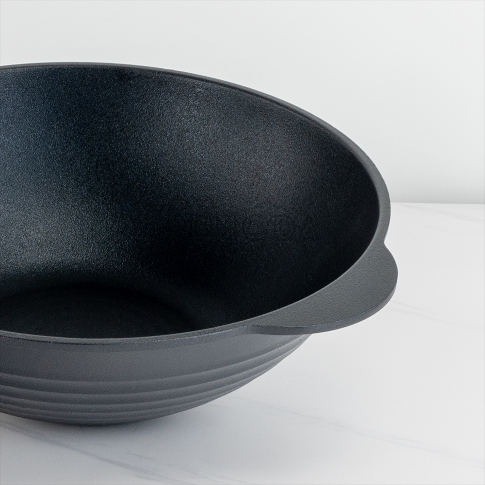 [Remoda] Black Series Wok Pan/Penggorengan Non-Stick Induksi 34cm Warna Hitam 100% Original