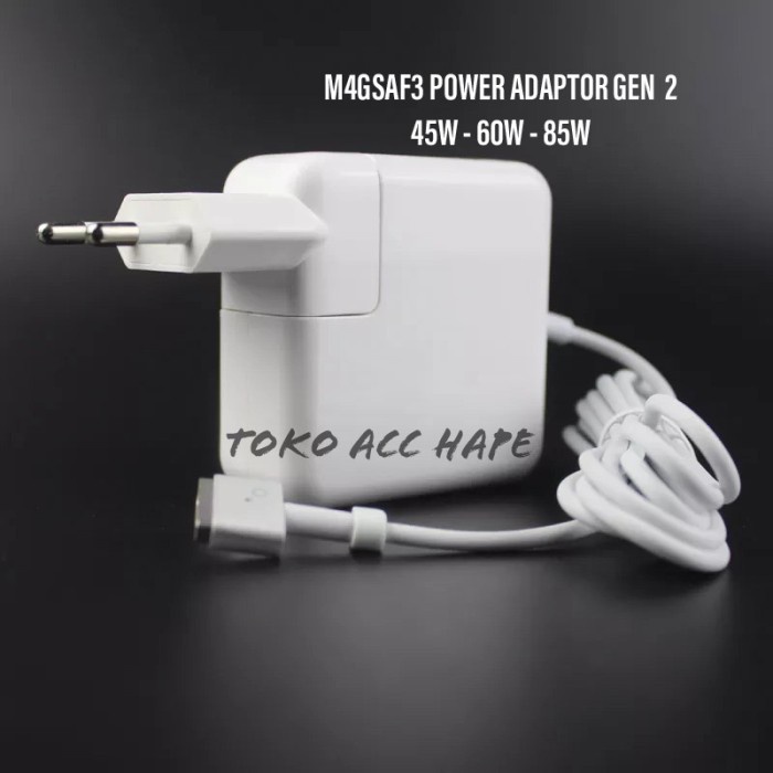 MAGSAF3 GEN 2 POWER ADAPTOR CHARGER M4CBOOK 45W-60W-85W RETAIL PREMIUM