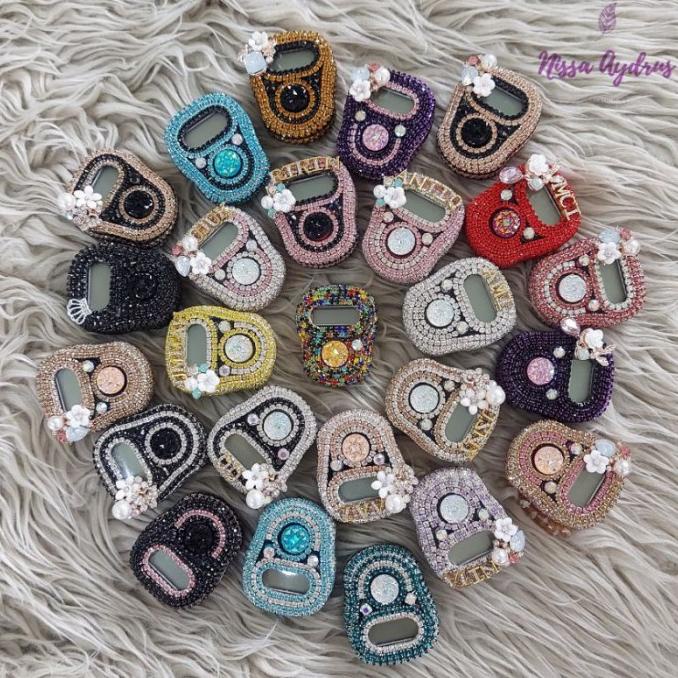 Tasbih digital premium swarovski LED custom nama