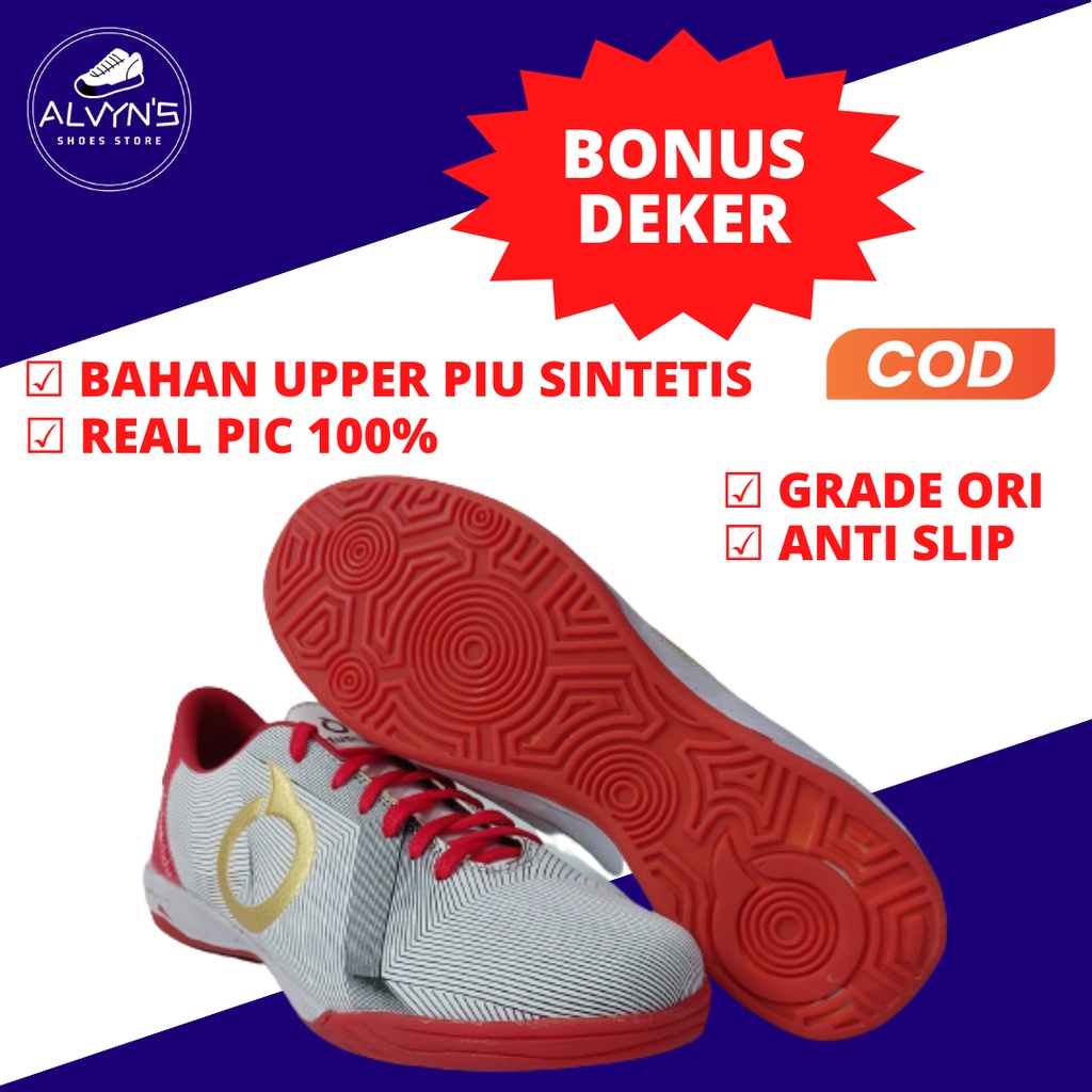 Sepatu Futsal Ortuseight Prodigy in Merah Premium - AZH