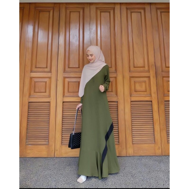 HD:16 [AURORA DRESS ][GAMIS LEBARAN 2023 ELEGANT MODERN]MATT SHAKILA PREMIUM][SENJA DRESS][ GAMIS REMAJA MUSLIM TERBARU TERLARIS HITS][ KEKINIAN] SENJA MAXI DRESS SIZE S/M/L/XL