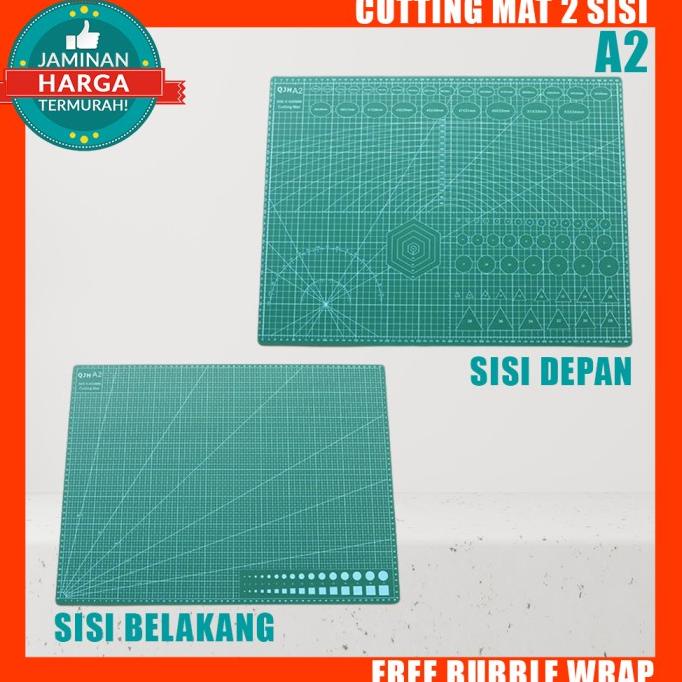 

Cutting Mat A2 Work Pad 60x45cm Alas Potong Kerajinan 2 Sisi