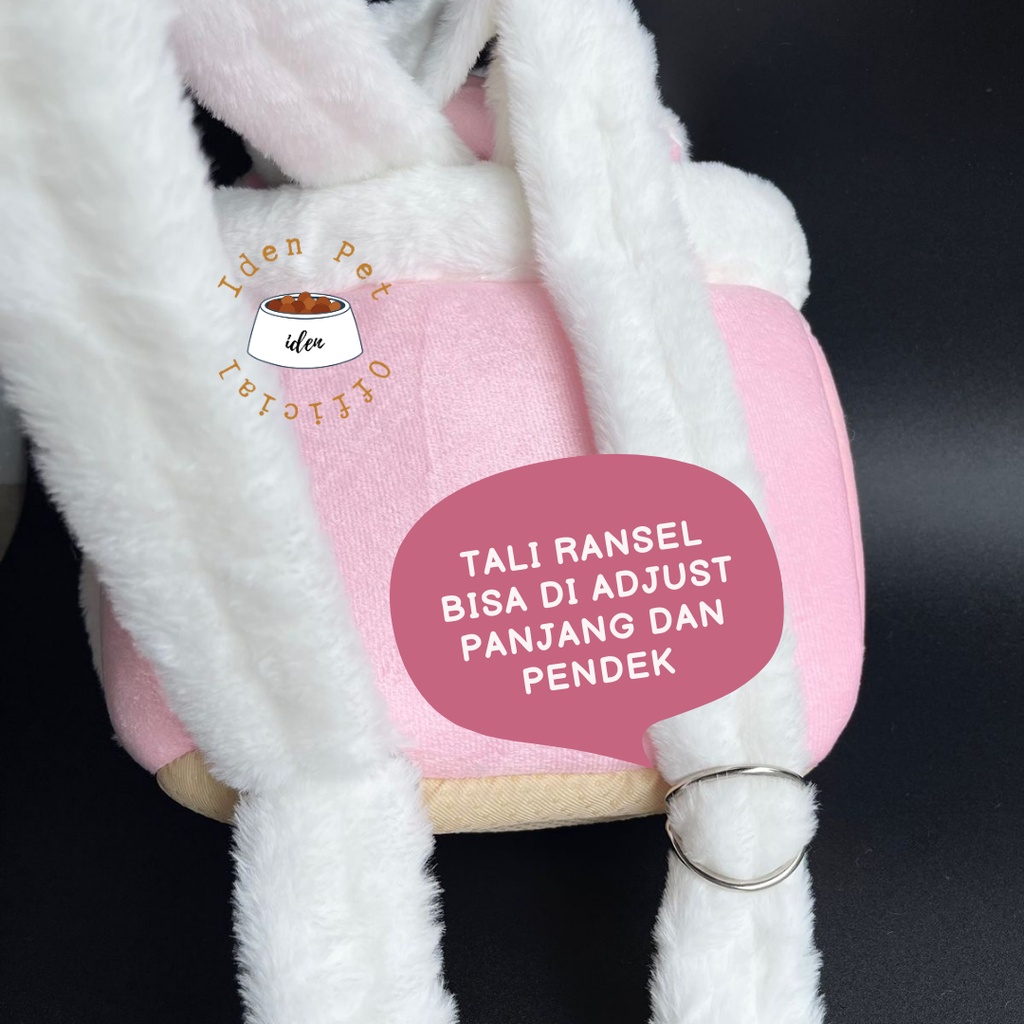 Tas Gendong Kucing Ransel Anjing Travel Bag Hewan Pet Cat Dog Backpack Transparan