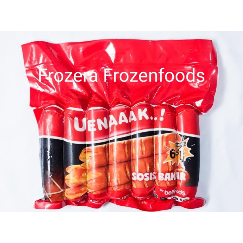 

Belfoods uenak Sosis Bakar Jumbo Isi 6 + 1