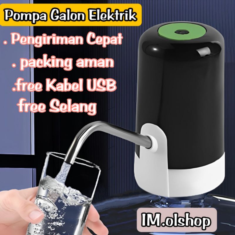 Pompa Galon Elektrik LED Dispenser Air Minum Rechage Otomatis  Pump Electric⭐ IM ⭐