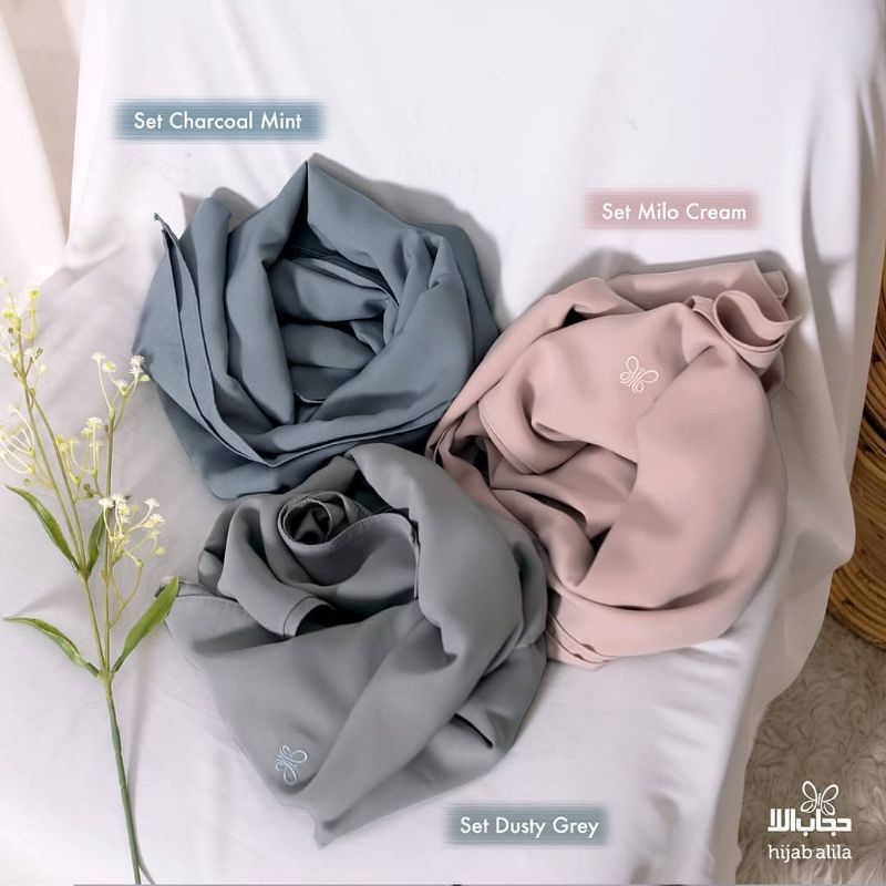KHIMAR SQUARE HIJAB ALILA Kerudung Segiempat Alila
