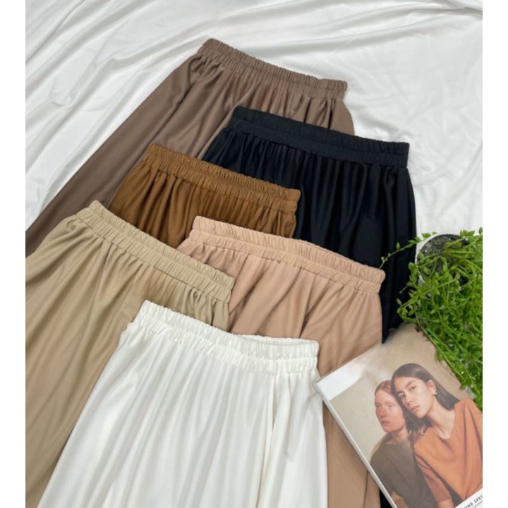 ZIKA Skirt Panjang 100 cm || Rok Polos Mayung Premium