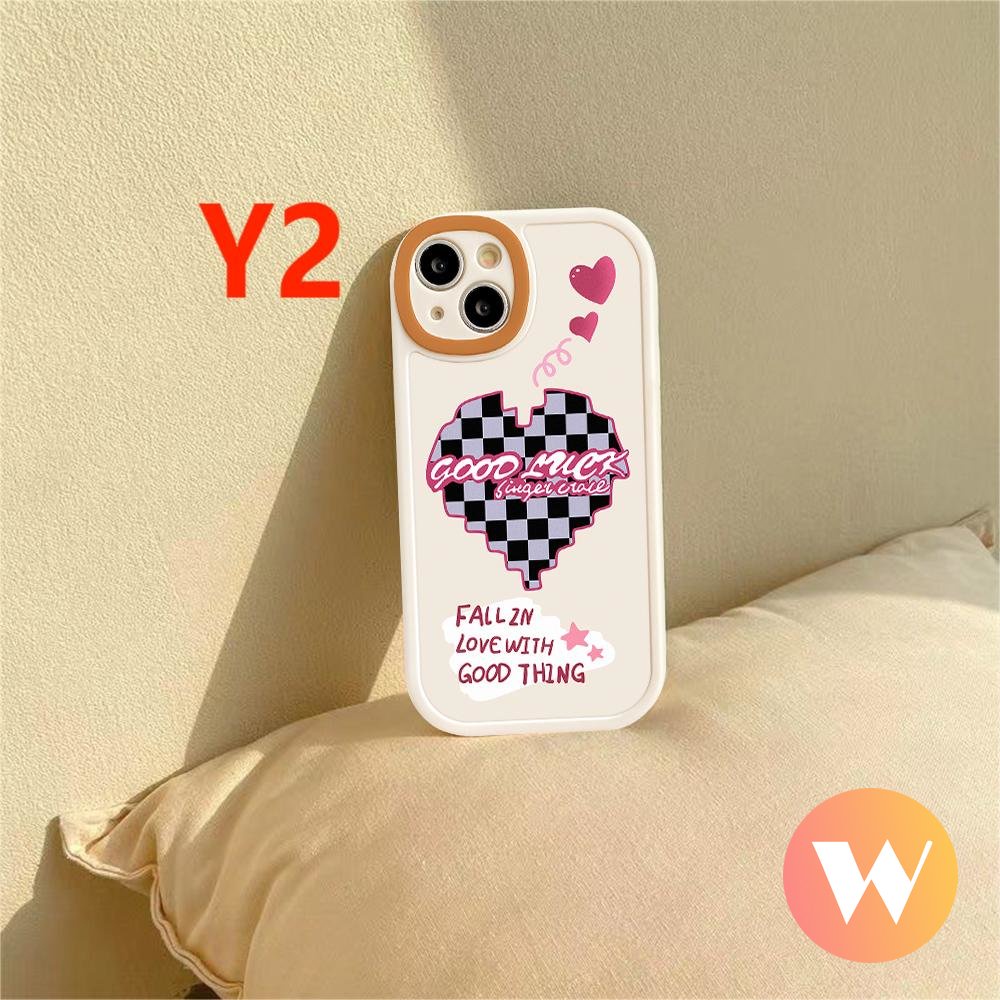 Smile Lucu Case Redmi10S 10Pro 9Pro 8 9C 9T 9A 9C NFC Redmi Note10 10s 11s 11 11Pro Plus 10Pro 9s 9Pro 8 9 8Pro Mi 12 11 Lite 11T Pro PO CO M3 X3 NFC Soft Love Hati Sarung Papan Catur