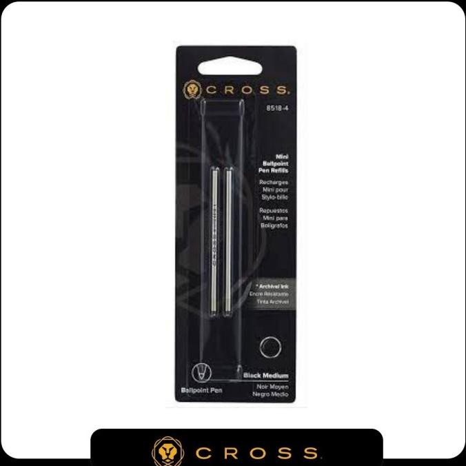

CROSS MINI BP REFILLS MEDIUM BP Refill Black 2 per card CR-8518-4
