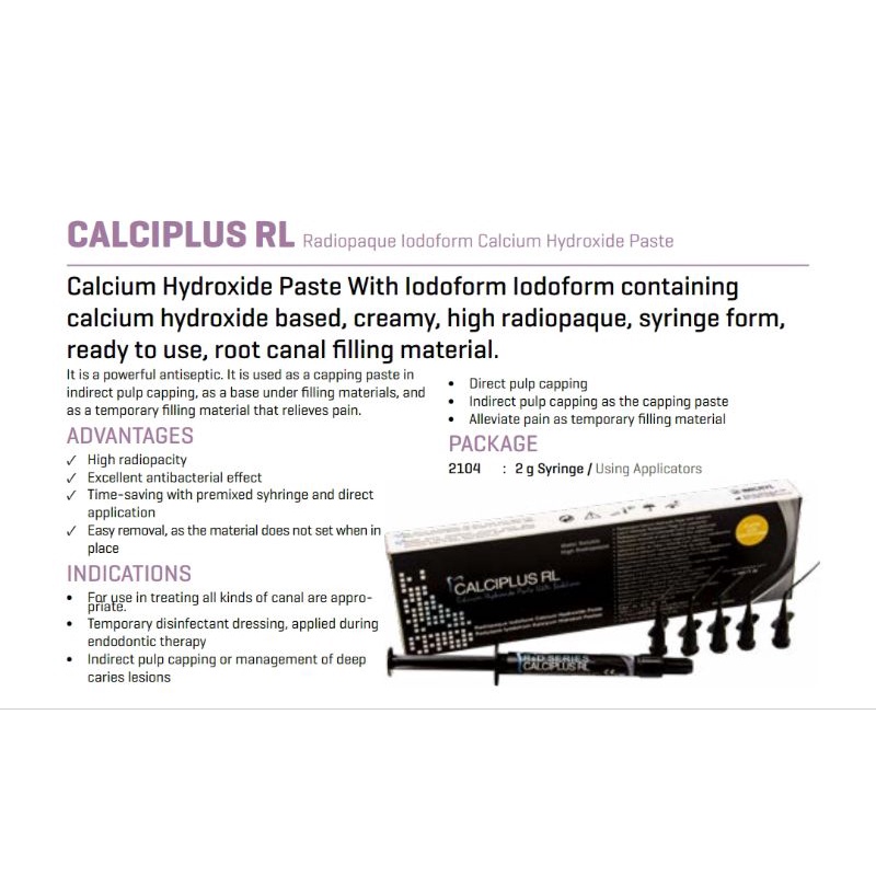 Calciplus RL With Iodoform