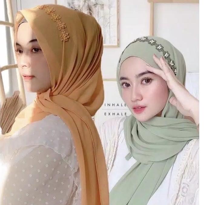 Alny Hijab - Pashmina Payet Mutiara Diamond / Pashmina Payet Tali {PAR.22De22υ}