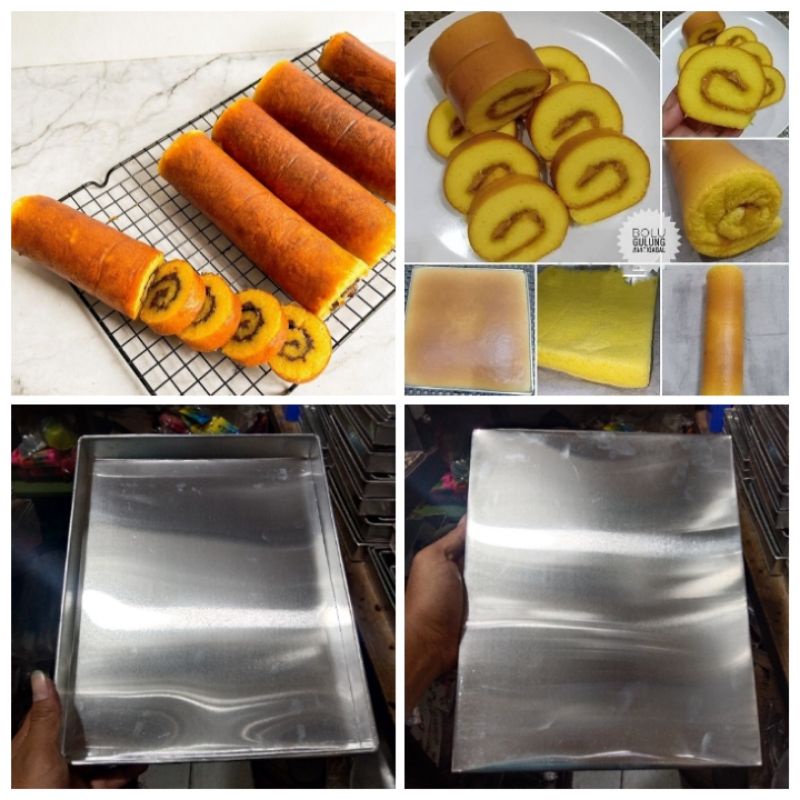 Loyang Bolu Gulung / Loyang Lapis Surabaya ukuran / Loyang Kue Kering