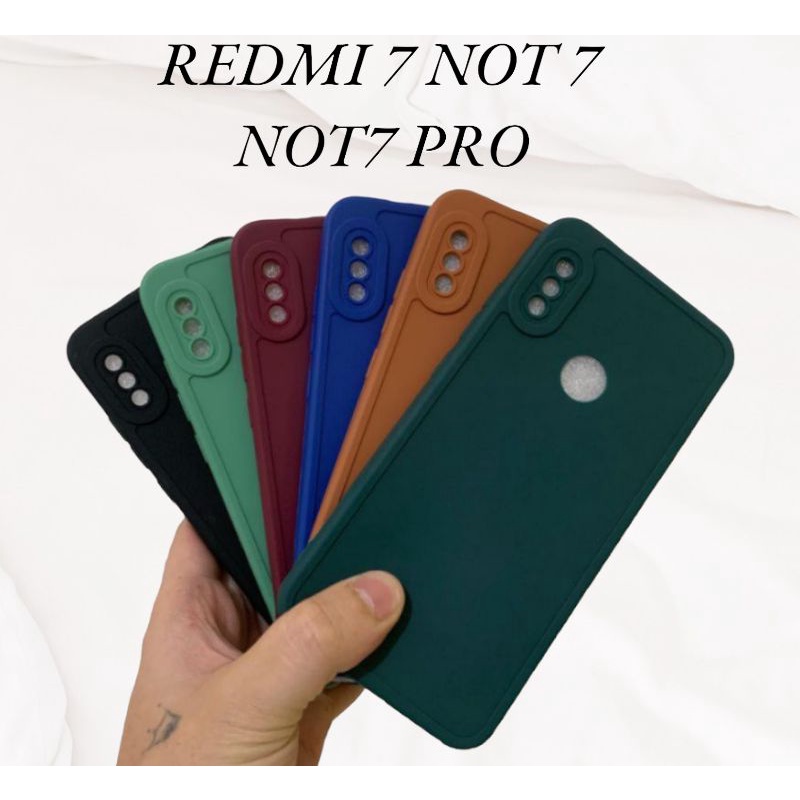 softcase casing terbaru Redmi 7 Redmi note 7 Redmi note 7pro selikon pelindung belakang hp camera