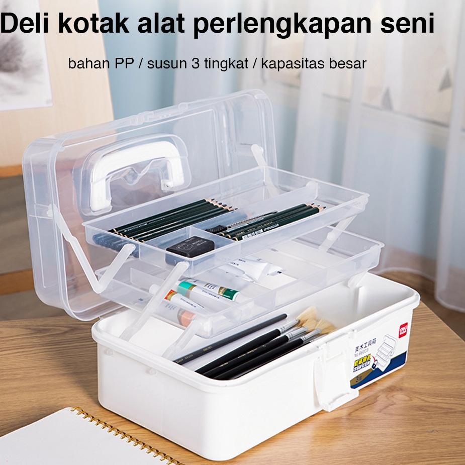 

[PRODUK QH7D0] Deli Large Art Toolbox / Kotak Peralatan Seni Besar 68302 68303 LRJ