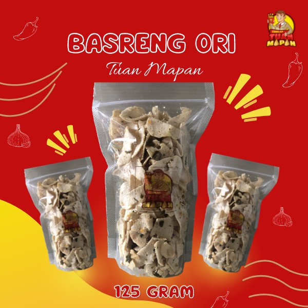 

Keripik Basreng Daun Jeruk & Garlic Oil 125 Gram Original Asin Gurih