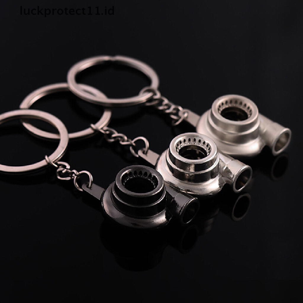 /Fashion Hot// Fashion// Fashion Portable Mini Spinning Turbo Turbine Keyring Gantungan Kunci Aksesoris Hadiah.