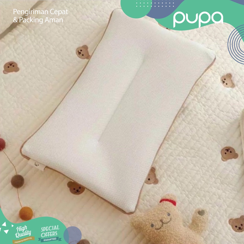 Baby Pillow Embroidery Pillow Newborn / Bantal Bayi Anti Peyang Korea