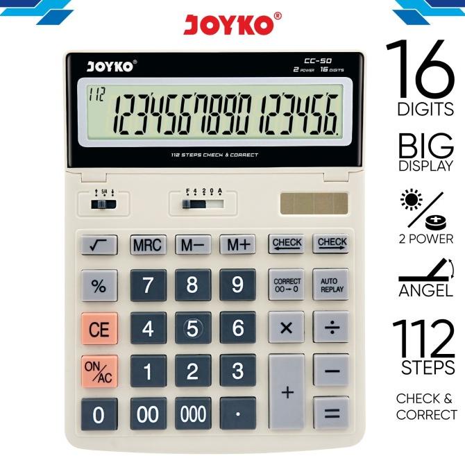 

Calculator Kalkulator Joyko CC-50 16 Digits