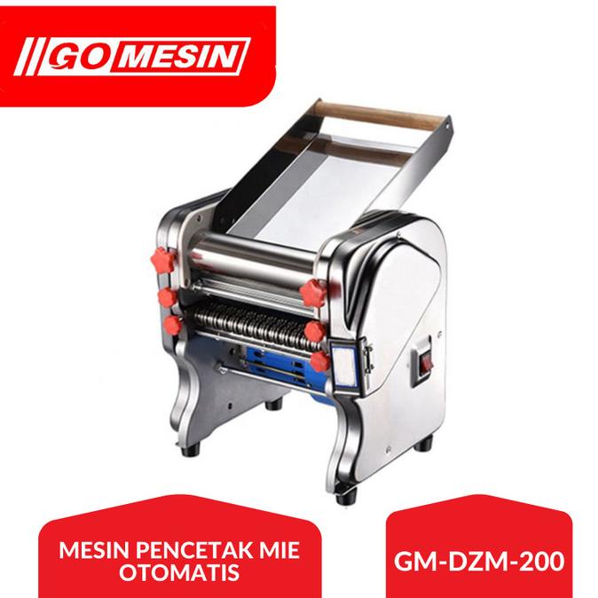MESIN GILING MIE OTOMATIS GOMESIN GM-DZM-200 ALAT PENCETAK MIE LISTRIK