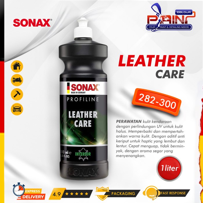 SONAX Profiline Leather Care 282-300 1Liter Perawatan Jok Kulit