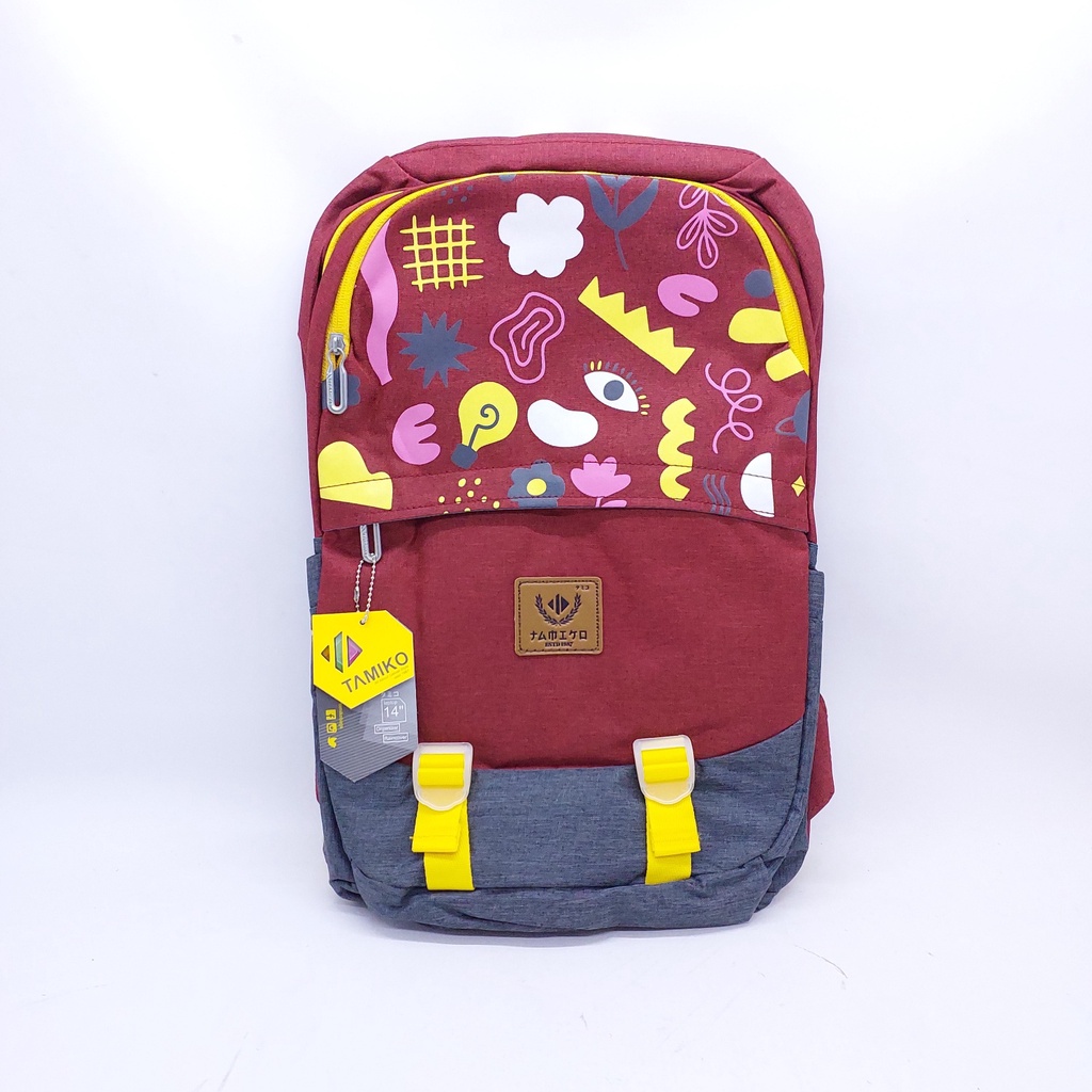 RANSEL LAPTOP IMPORT TAMIKO / TAS SEKOLAH TAMIKO ORIGINAL FREE JAS HUJAN  / BACKPACK LAPTOP TAMIKO MURAH / TAS SEKOLAH CEWEK SMP SMA KULIAH MURAH BARU KUAT / TAS PUNGGUNG WANITA / STYLISH BAGPACK / TAS IMPORT TAMIKO JEPANG SELITING ANTI MALING ORIGINA 18&quot;