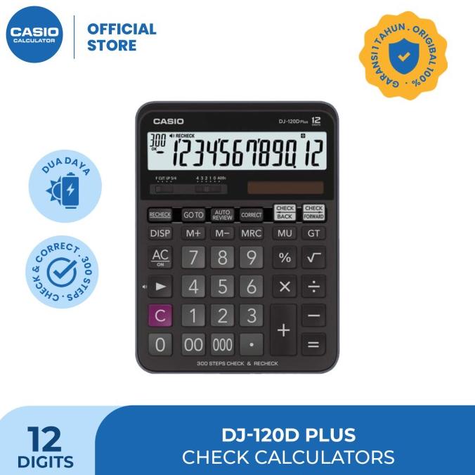 

Casio Calculator DJ-120D PLUS