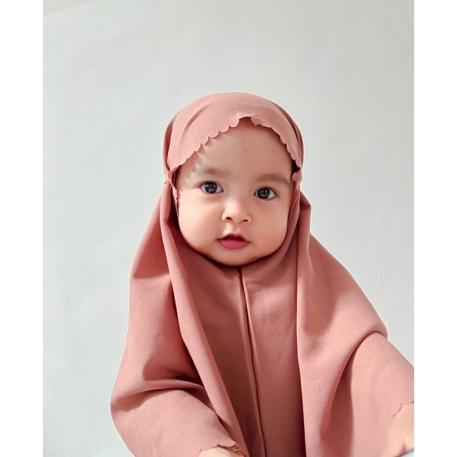 Bergo Bayi/Anak lasercut Hawa/Size 0-4 tahun