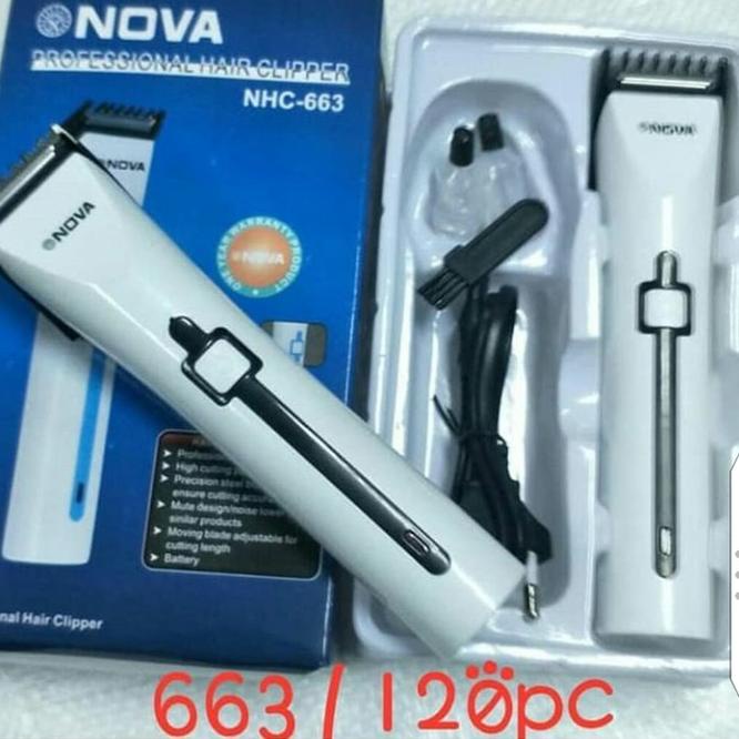FLASH SALE Alat Mesin Potong Pangkas Cukur Rambut Bayi Baby Anak Nova NHC663 NHC 663 NHC-663 Charger