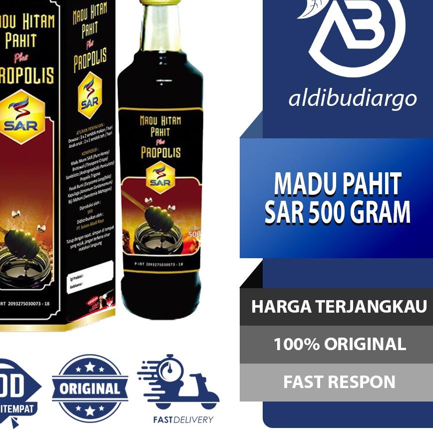 

FREE ONGKIR!MADU HITAM PAHIT PLUS PROPOLIS SAR 500 GRAM|RA3