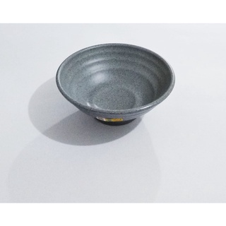 W6308A Mangkok Melamin Jepang Ulir 8 inch Golden Dragon Abu abu