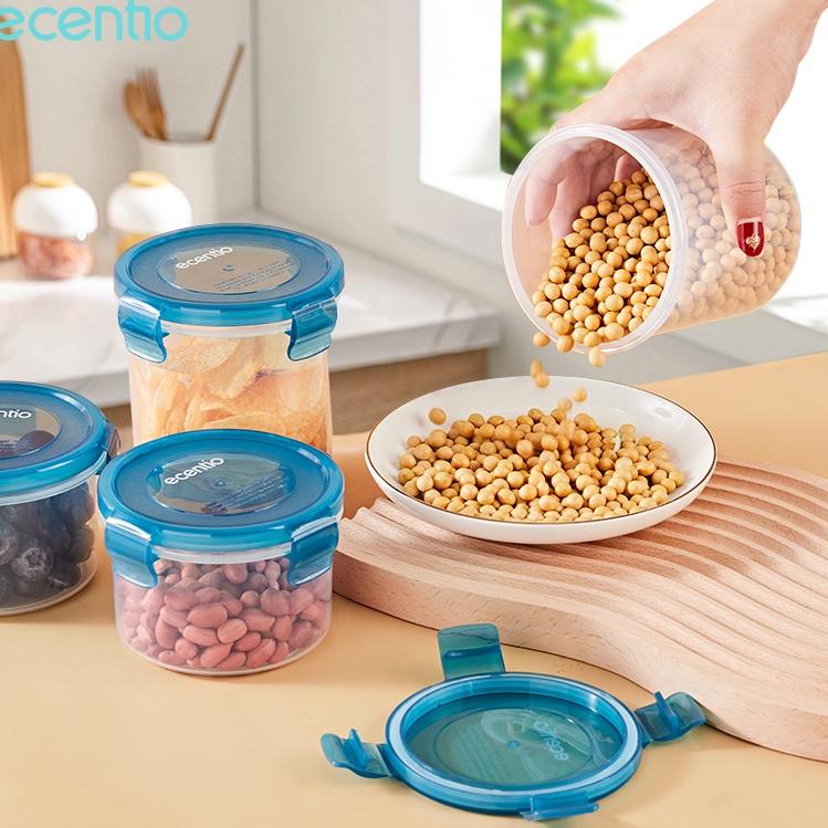 Pasti Kekinian ecentio Tempat Mpasi food container box toples 300+500ml sendok BPA free
