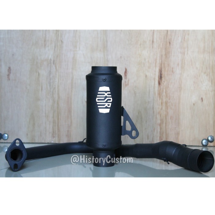 KNALPOT XSR 155 HITAM / KNALPOT RACING XSR 155 / KNALPOT UNDERBELLY