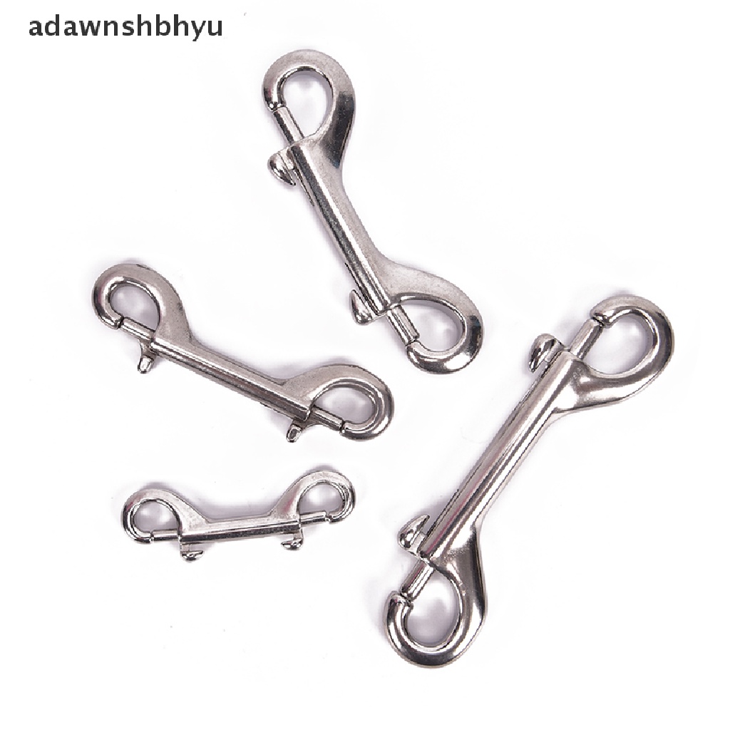 Adawnshbhyu 316alat Selam scuba stainless steel double ended hook snap bolt kit quick draw ID