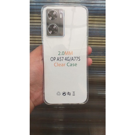 CLEAR CASE HD TPU TRANSPARAN OPPO A57 2022/A77s 4G PROMO sen