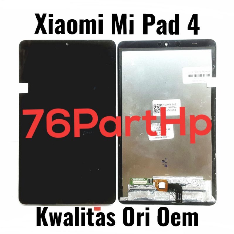 Ori Oem Lcd Touchscreen Fullset Tablet Xiaomi Mi pad 4