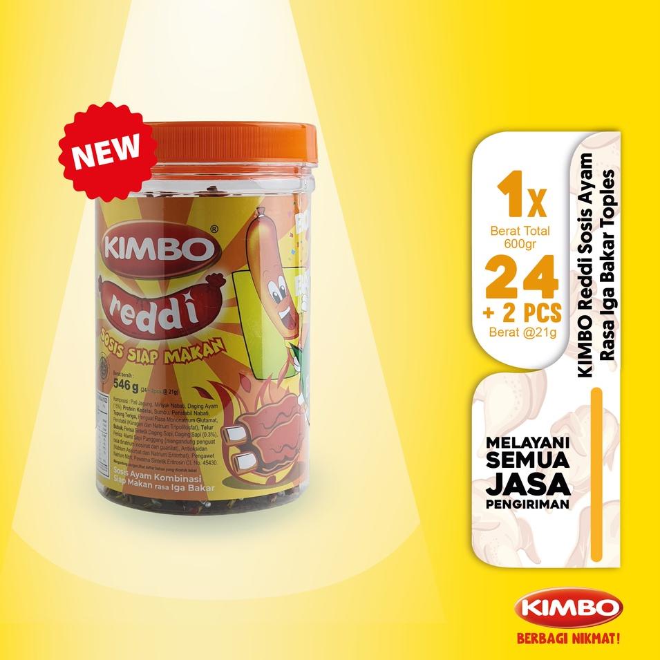 

✓ KIMBO Reddi Sosis Ayam Rasa Iga Bakar Toples