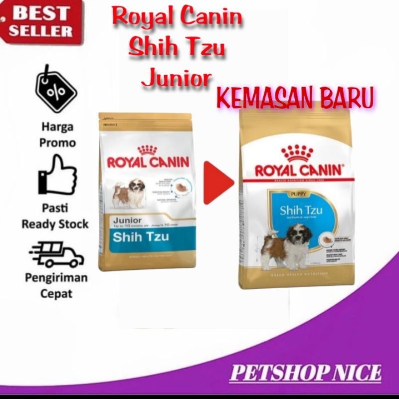 Royal Canin Shih Tzu Junior 1,5kg / Makanan Anjing Dry Food Rc ShihTzu Puppy Frespack