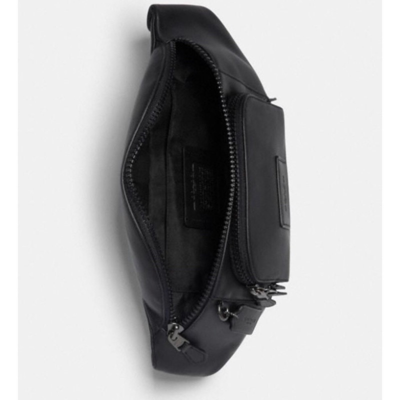 Waist bag Unisex Coach Track Belt Bag In Black - ORIGINAL 100%