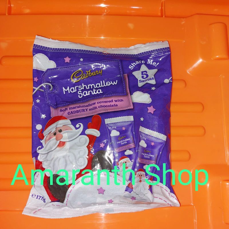 Jual Cadbury Marshmallow Santa Chocolate Shopee Indonesia