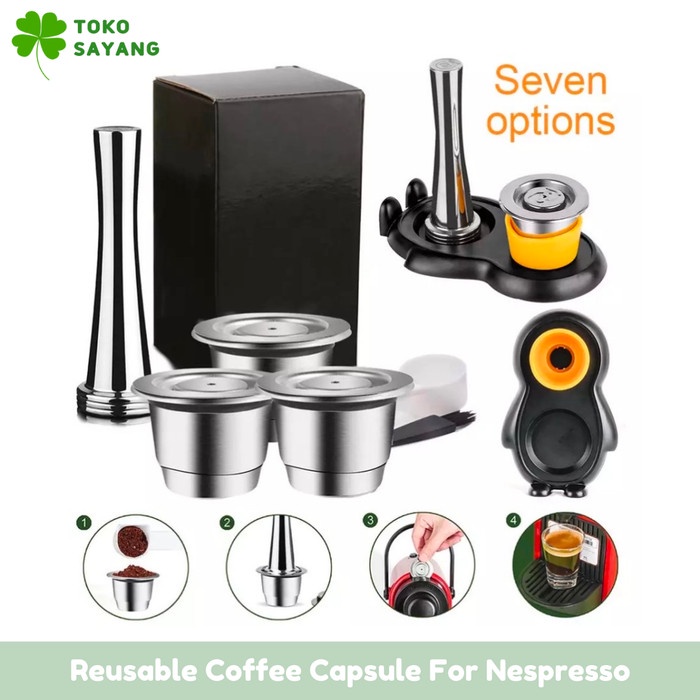 

Reusable Coffee Capsule Stainless Steel For Nespresso
