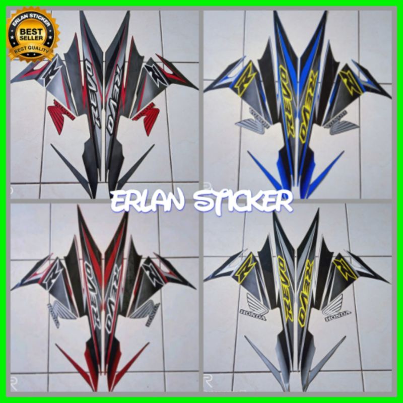 STIKER STRIPING MOTOR REVO CW 2008