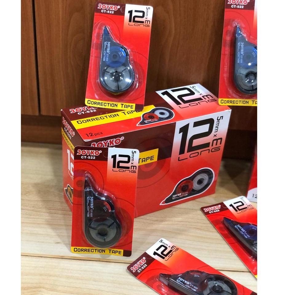 

❂❂❂ (4 Piece) Tipex Roll Joyko 522 (12 Meter)