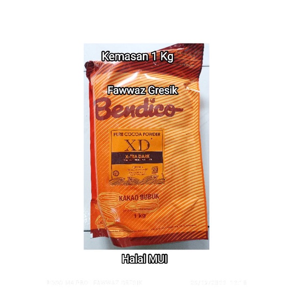 BENDICO COCOA POWDER XD (EXTRA DARK) 1Kg / COKLAT BUBUK BENDICO XD (Xtra Dark) 1 kg