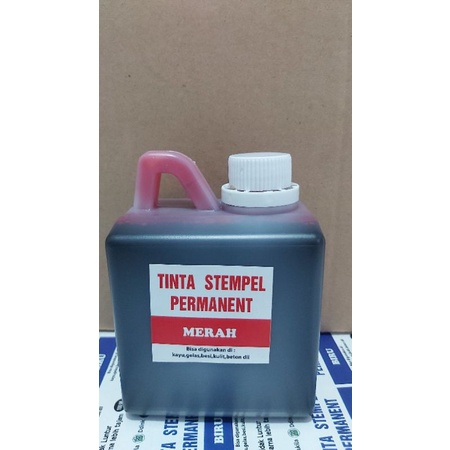

TINTA STAMP PERMANET WARNA MERAH UK 500ML